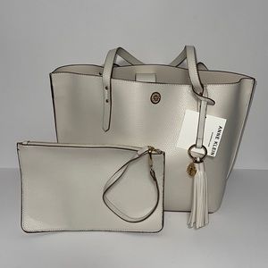 Anne Klein Carry All tote NWT 13x11 H
